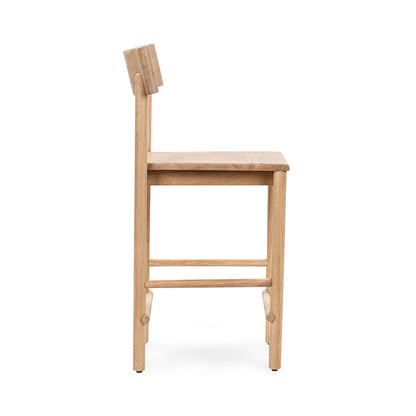 Light Oak Oak Wood Bar & Counter Stool Foundation Counter Stool Collection