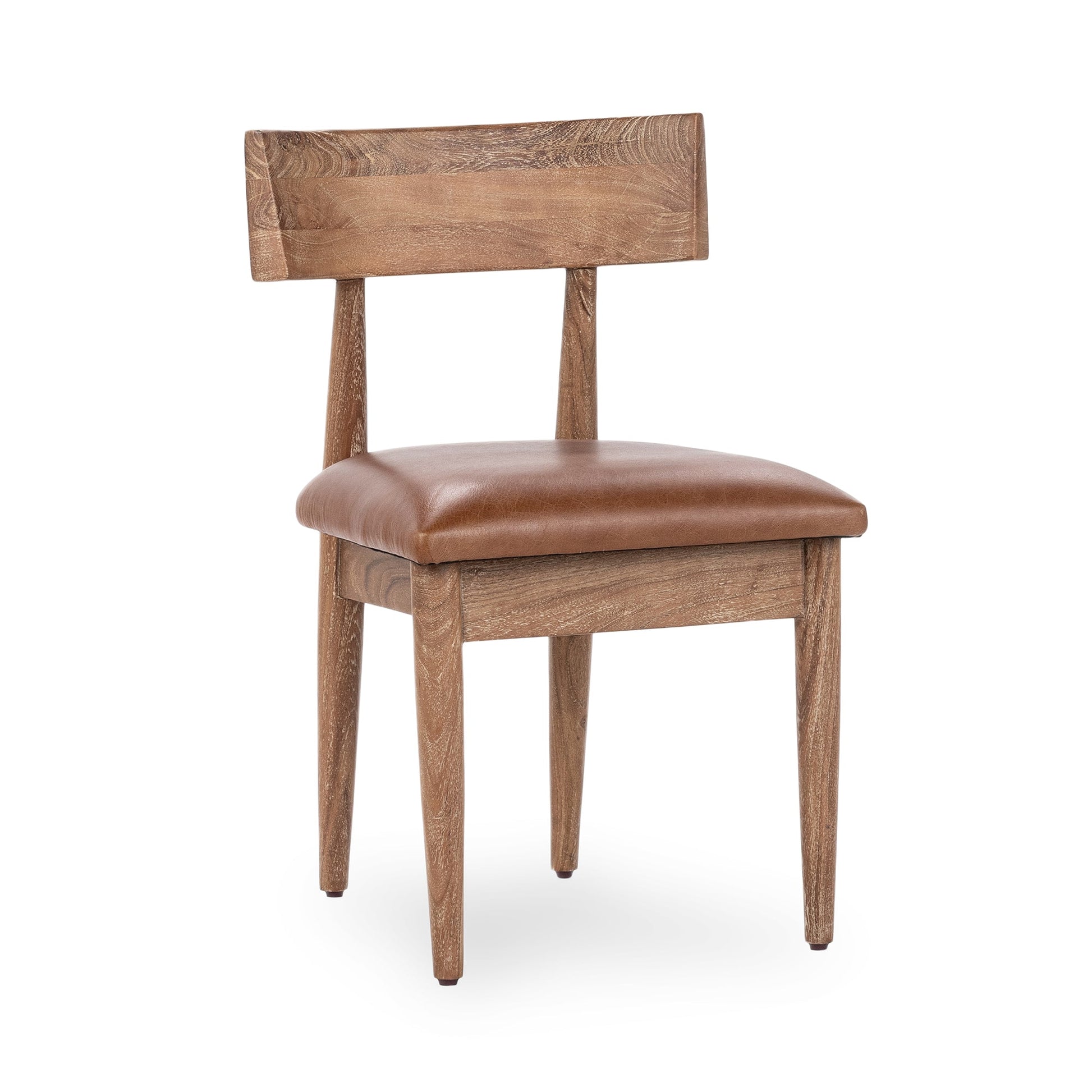 Golden Wheat Acacia Wood Dining Chair Alvaro Dining Chair Set of 2 Collection