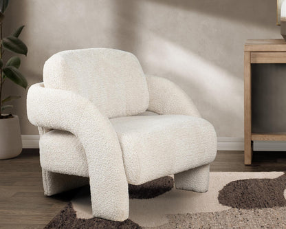 Natural 100% Polyester Accent Chair Salino Accent Chair Collection