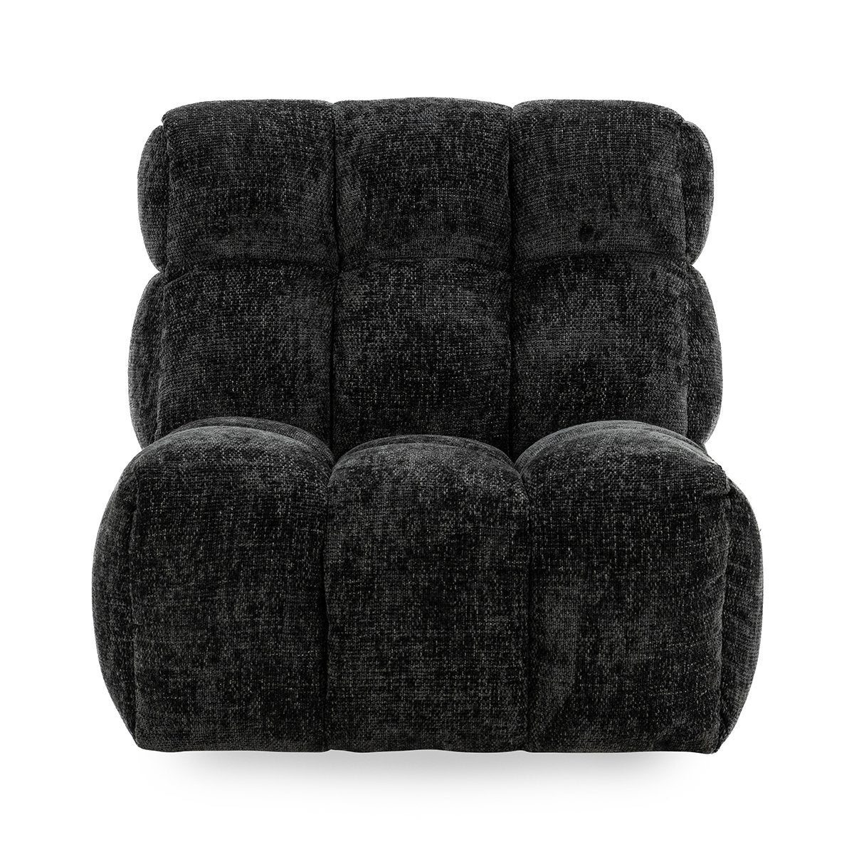 Black 100% Polyester Accent Chair Roba Swivel Chair Collection