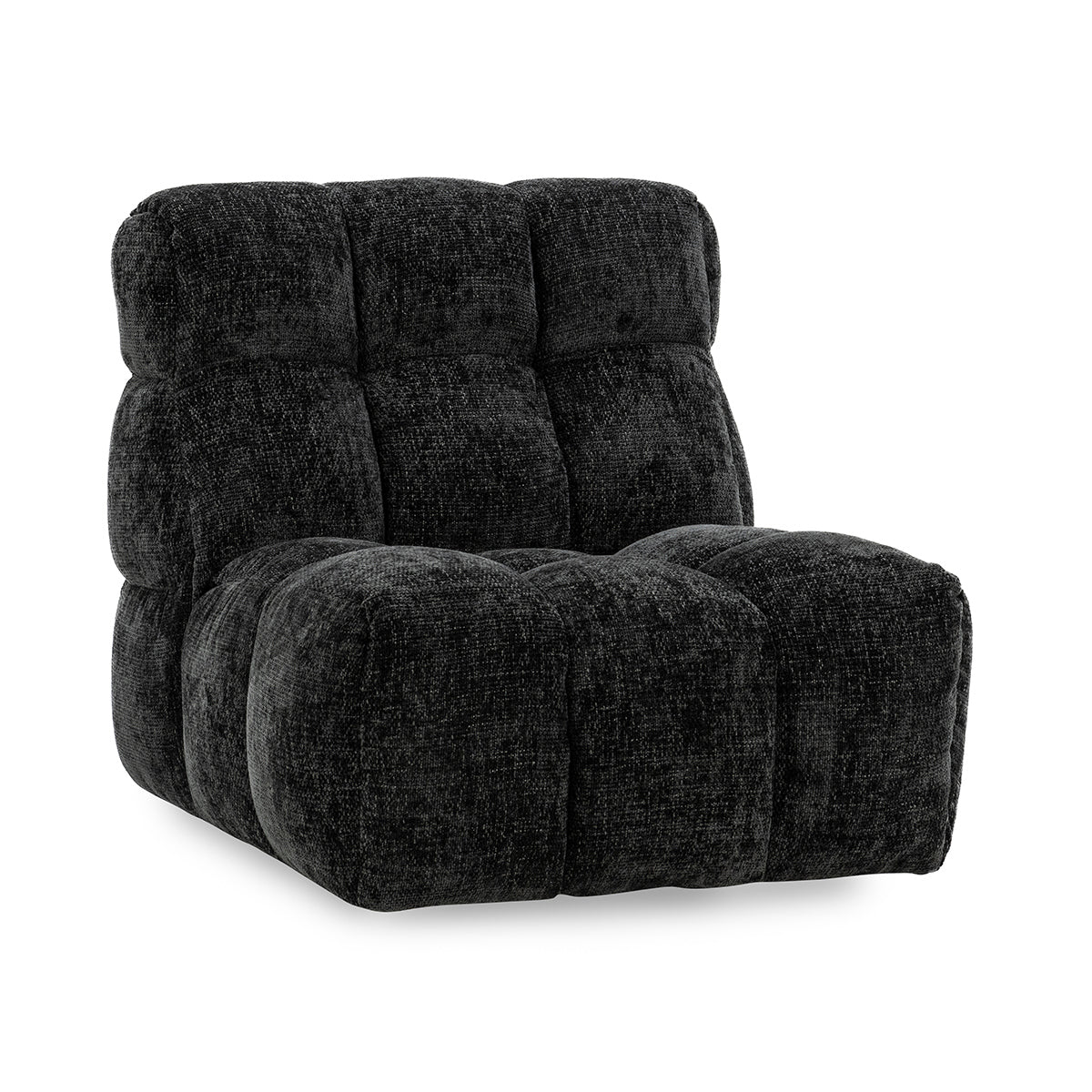 Black 100% Polyester Accent Chair Roba Swivel Chair Collection