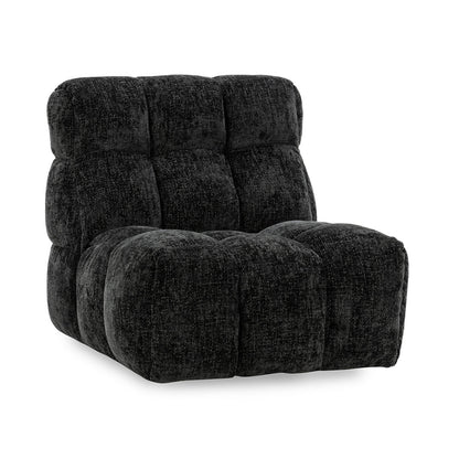 Black 100% Polyester Accent Chair Roba Swivel Chair Collection