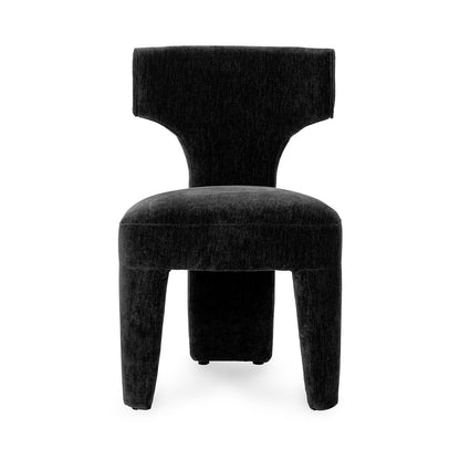 Charcoal 100% Polyester Dining Chair Khai Dining Chair Collection