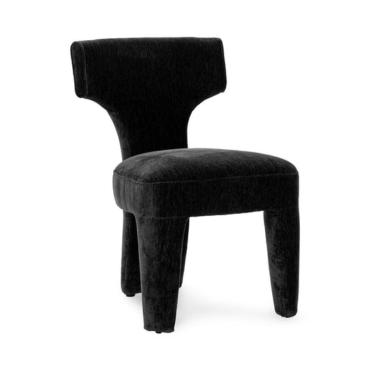 Charcoal 100% Polyester Dining Chair Khai Dining Chair Collection
