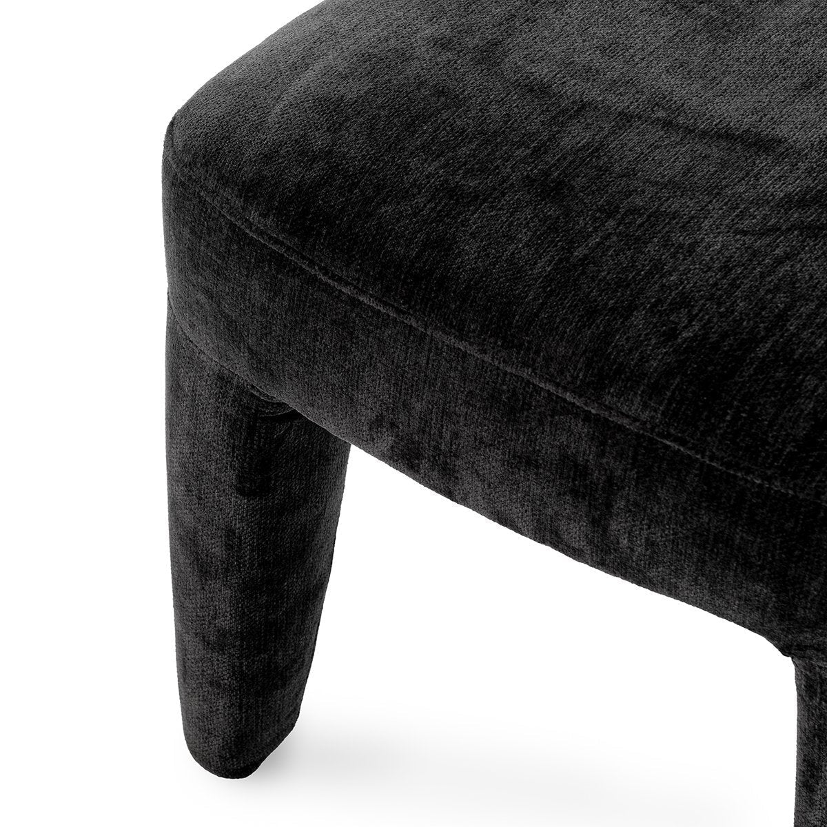 Charcoal 100% Polyester Dining Chair Khai Dining Chair Collection
