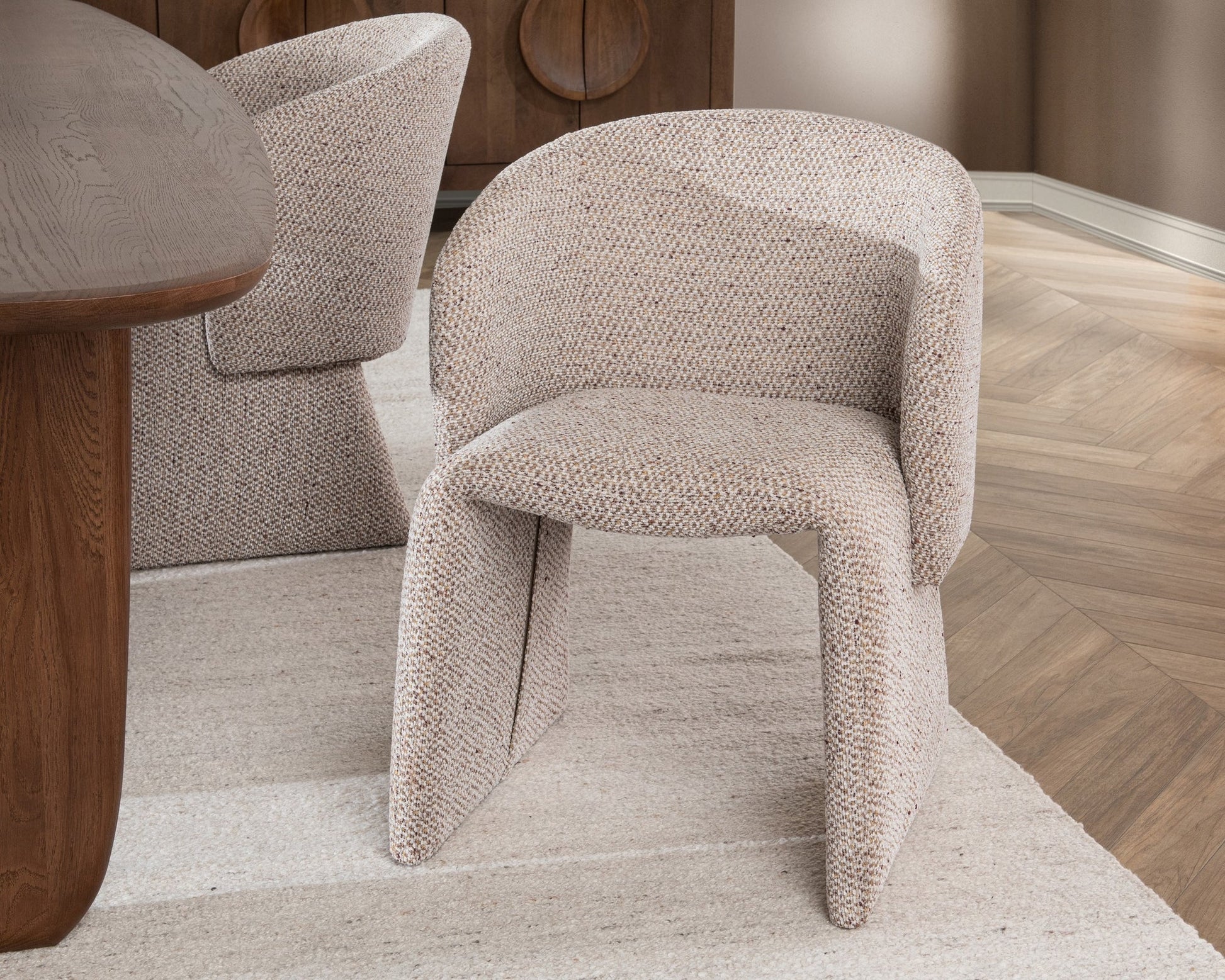 Gold 100% Polyester Dining Chair Halstead Dining Chair Collection
