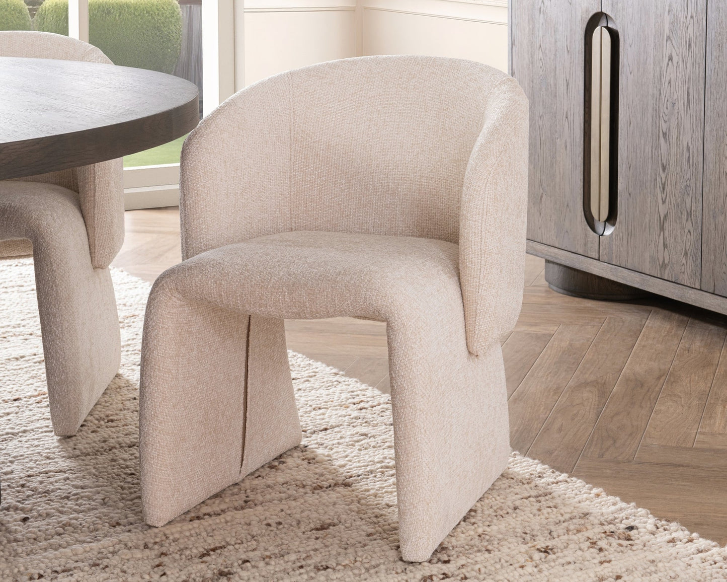Natural 100% Polyester Dining Chair Halstead Dining Chair Collection