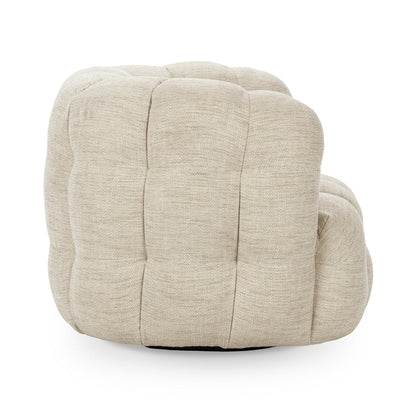 Flax 82% Polyester Accent Chair Walter Swivel Chair Collection