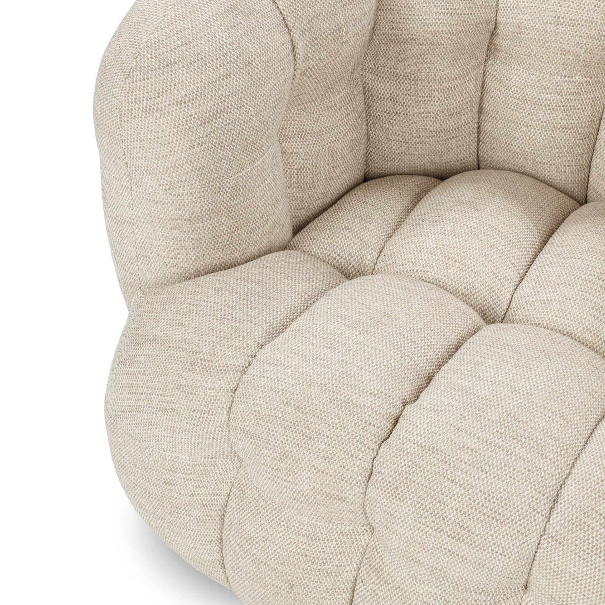 Flax 82% Polyester Accent Chair Walter Swivel Chair Collection