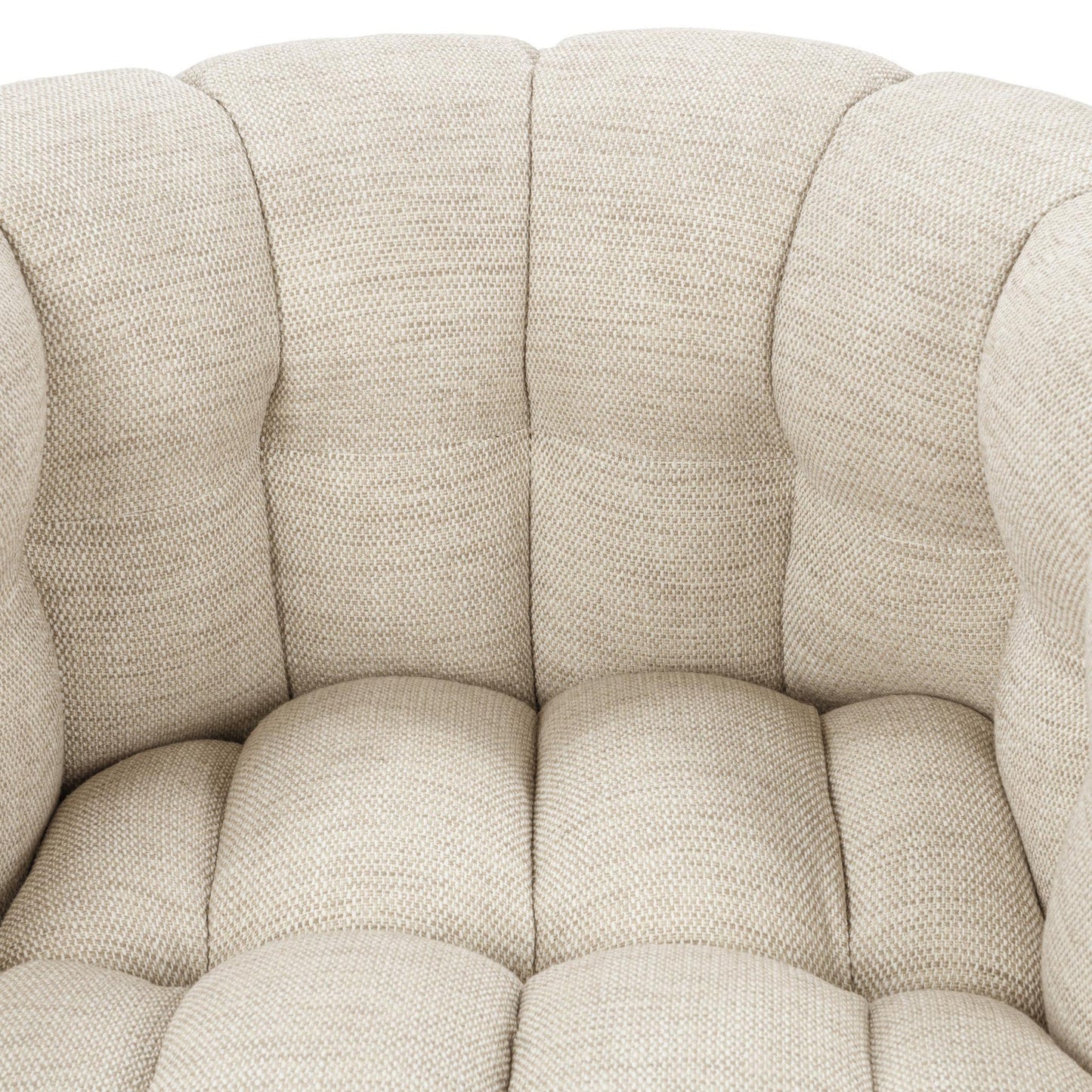 Flax 82% Polyester Accent Chair Walter Swivel Chair Collection
