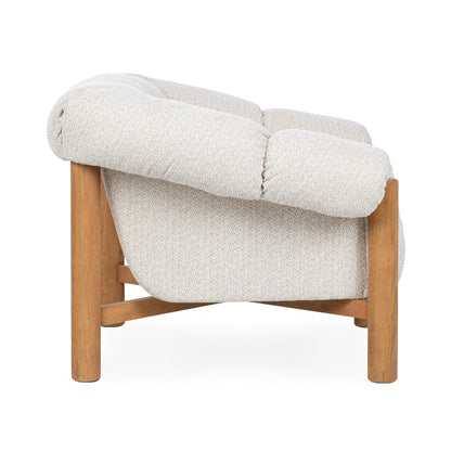 Cream 100% Polyester Accent Chair Sansa Accent Chair Collection