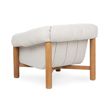 Cream 100% Polyester Accent Chair Sansa Accent Chair Collection