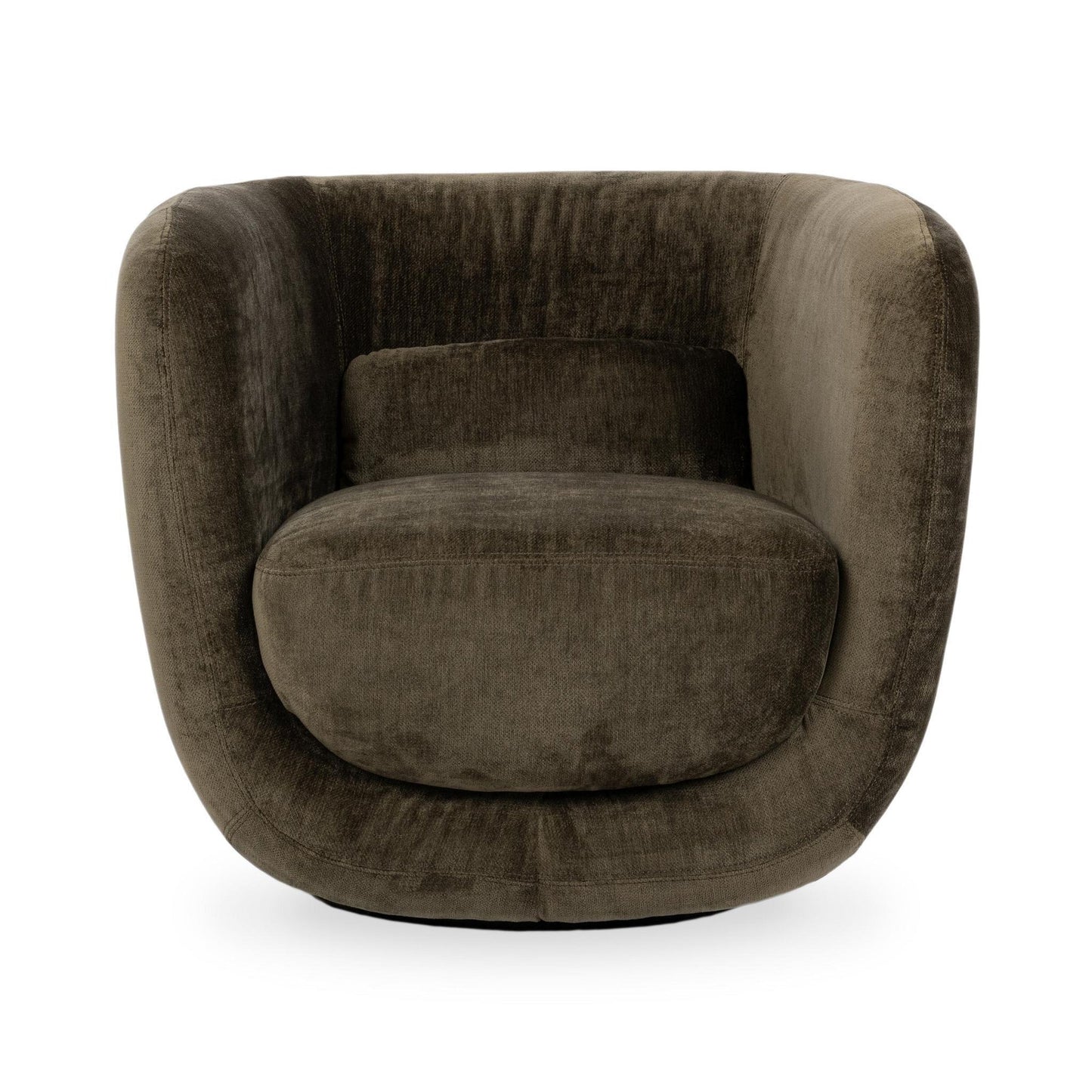 Olive Green 100% Polyester Accent Chair Nico Swivel Chair Collection