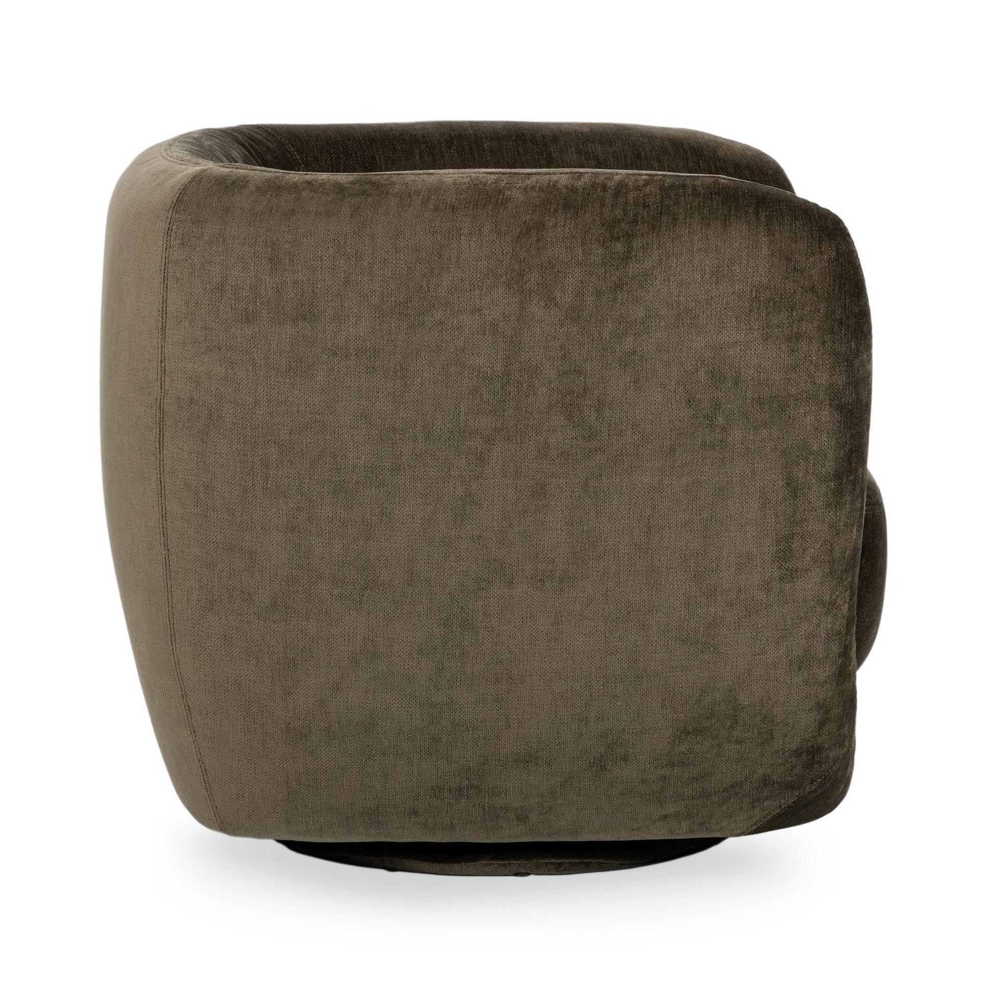 Olive Green 100% Polyester Accent Chair Nico Swivel Chair Collection