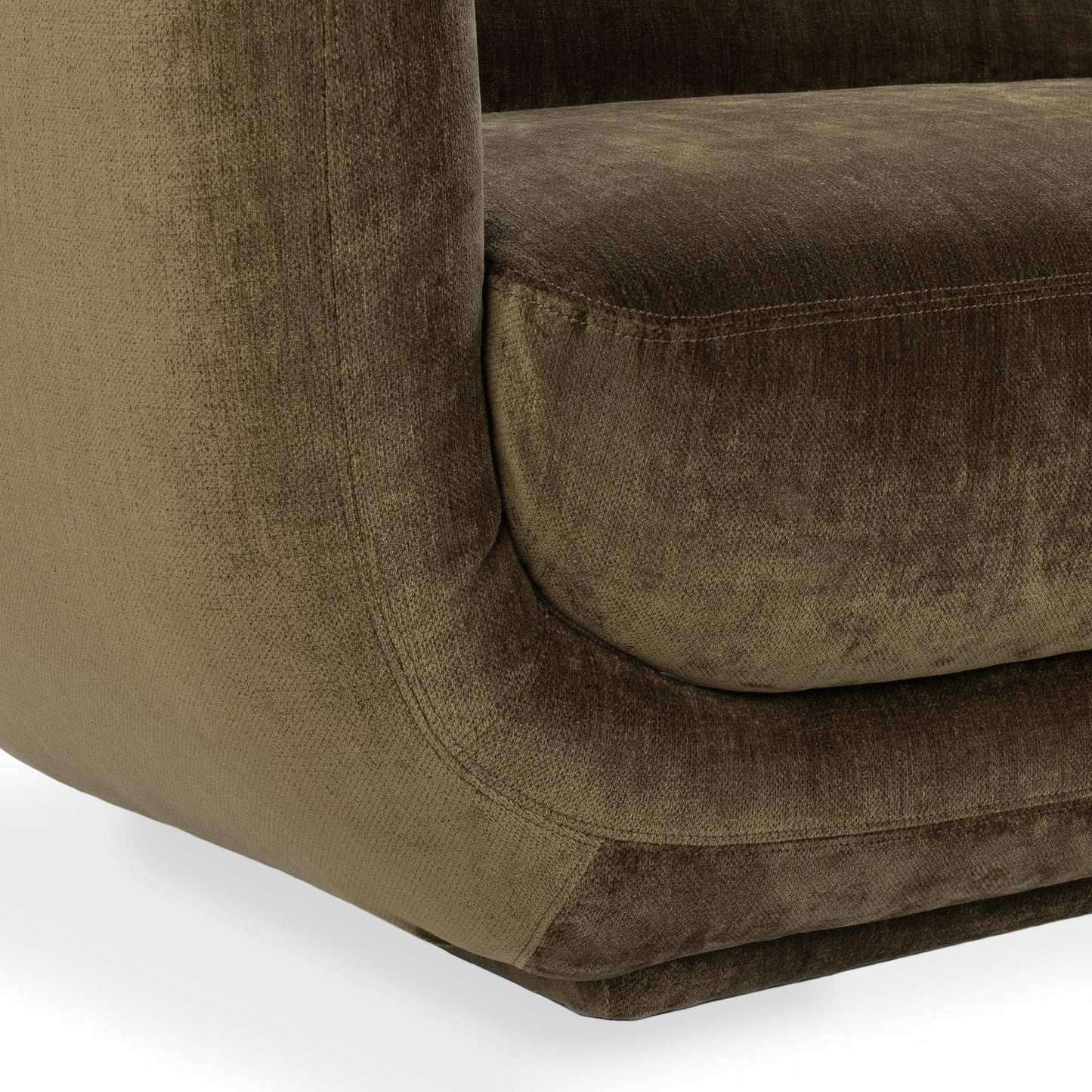 Olive Green 100% Polyester Sofa Nico Sofa Collection
