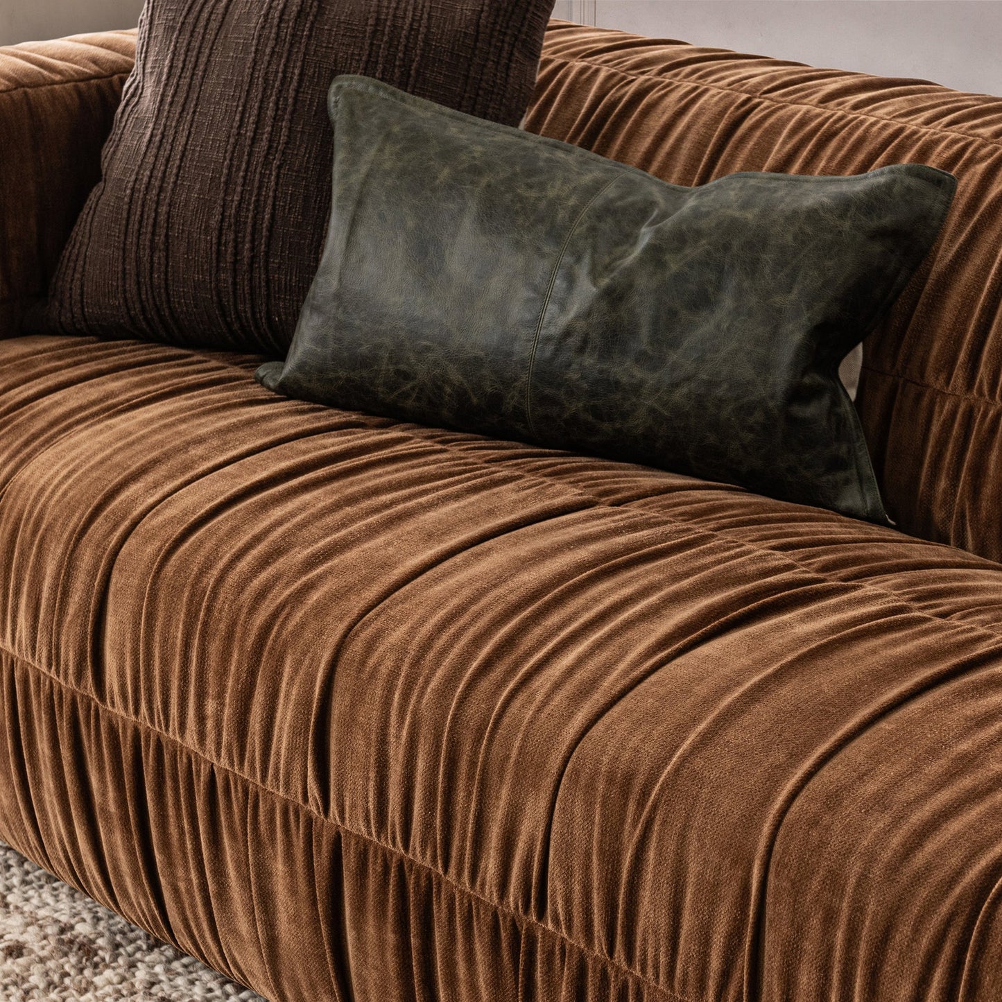 Bronze 100% Polyester Sofa Afeela Sofa Collection
