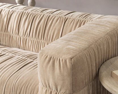 French Vanilla 100% Polyester Sofa Afeela Sofa Collection
