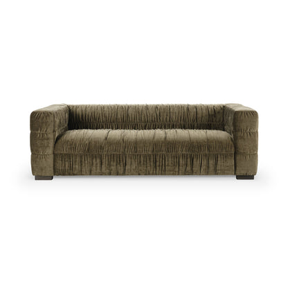 Fern Green 100% Polyester Sofa Afeela Upholstered Sofa Collection