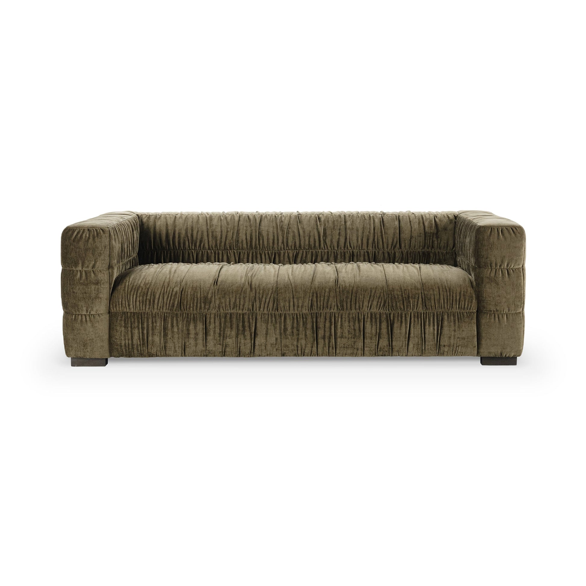 Fern Green 100% Polyester Sofa Afeela Upholstered Sofa Collection