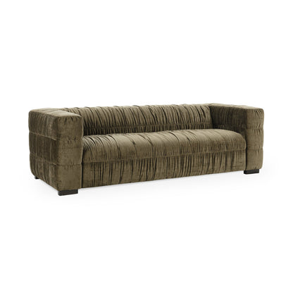 Fern Green 100% Polyester Sofa Afeela Upholstered Sofa Collection