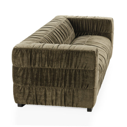 Fern Green 100% Polyester Sofa Afeela Upholstered Sofa Collection