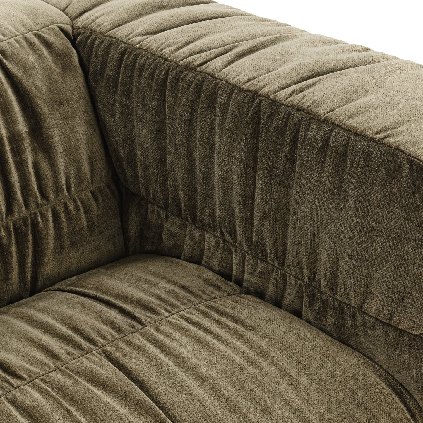 Fern Green 100% Polyester Sofa Afeela Upholstered Sofa Collection