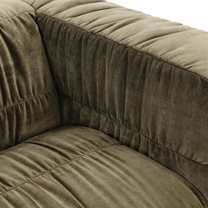 Fern Green 100% Polyester Sofa Afeela Upholstered Sofa Collection