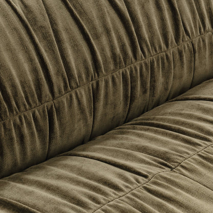 Fern Green 100% Polyester Sofa Afeela Upholstered Sofa Collection
