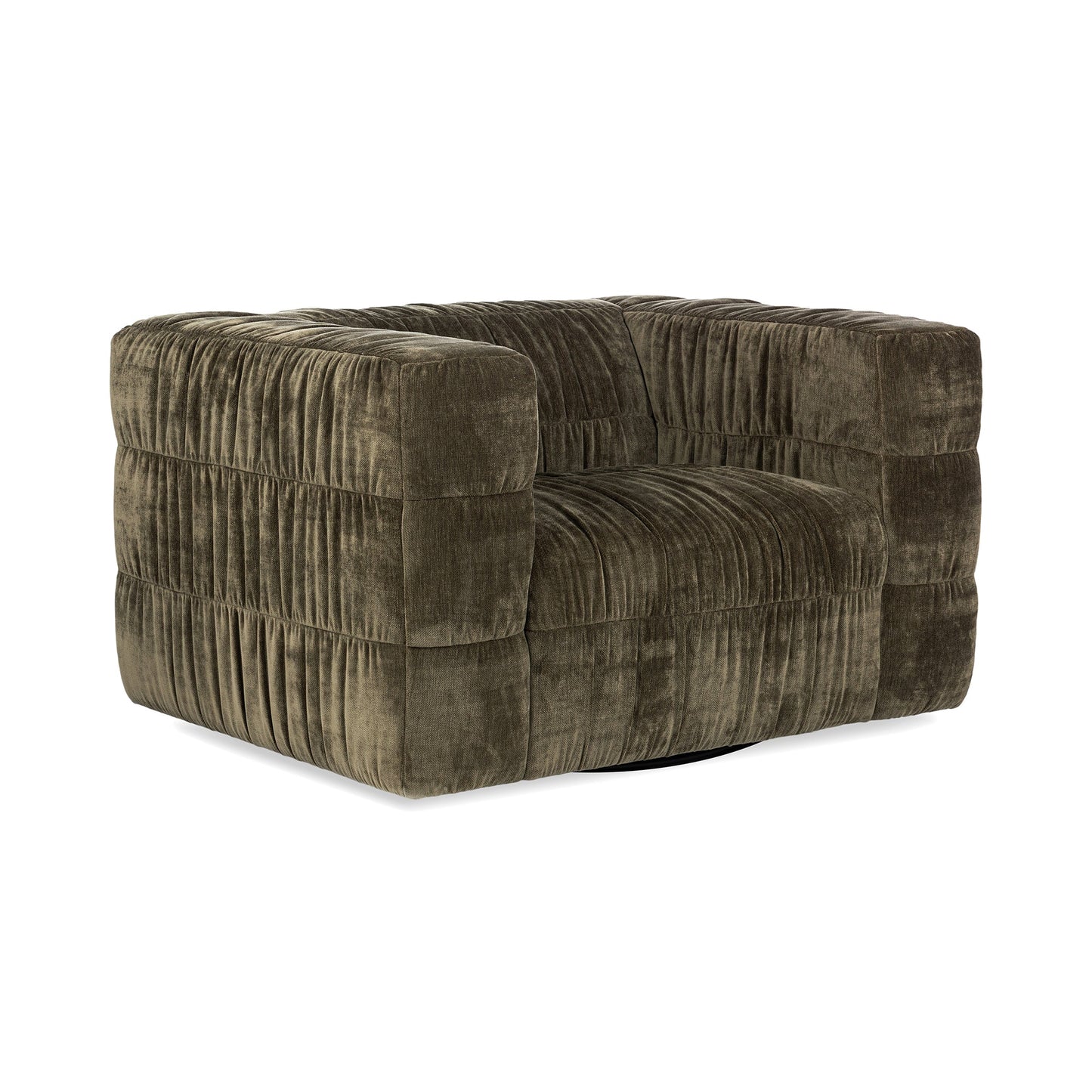 Fern Green 100% Polyester Accent Chair Afeela Swivel Chair Collection
