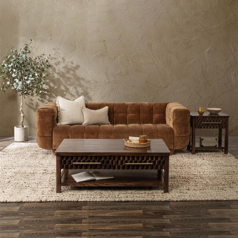 Bronze 100% Polyester Sofa Thea Sofa Collection