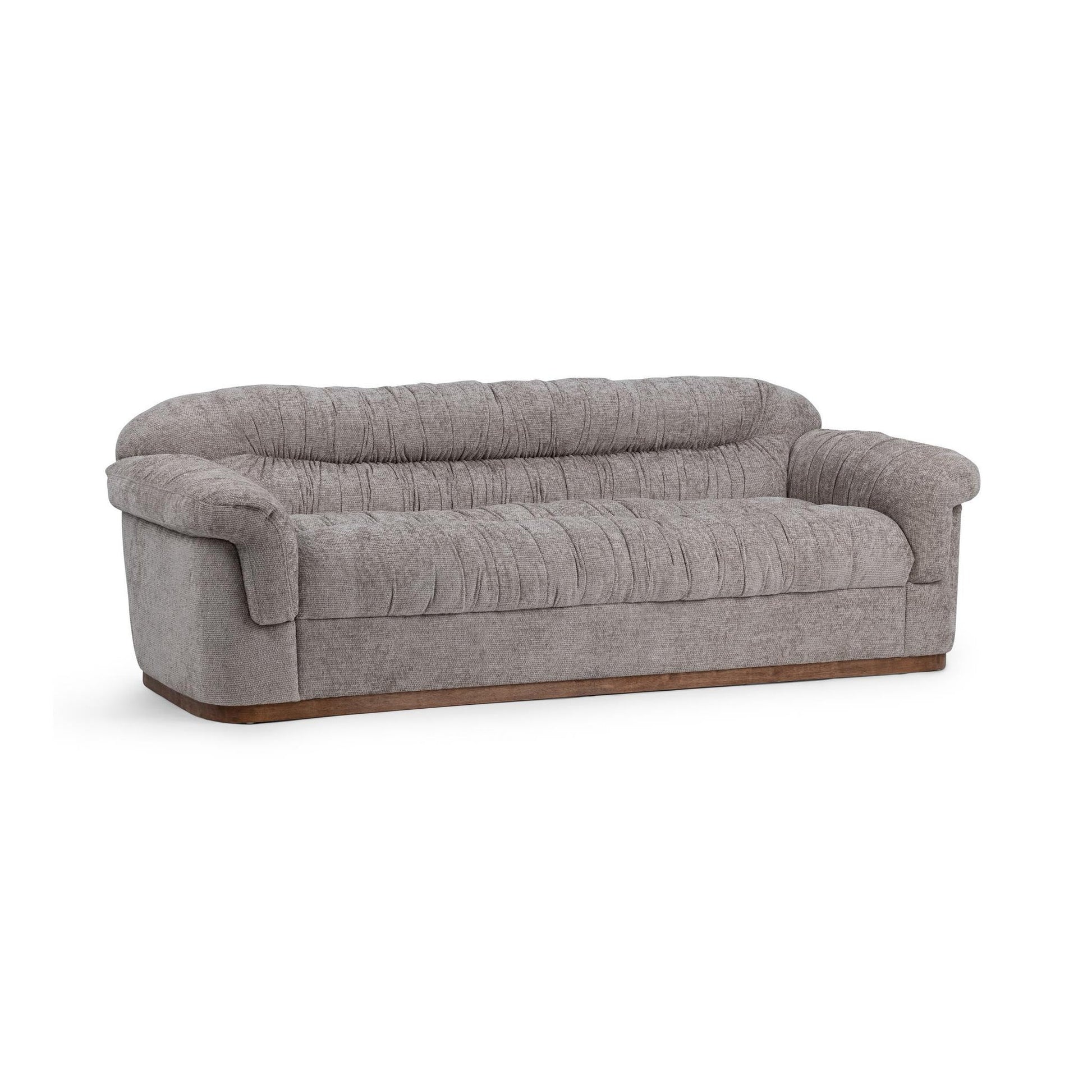 Smoky Pearl 100% Polyester Sofa Adam Sofa Collection