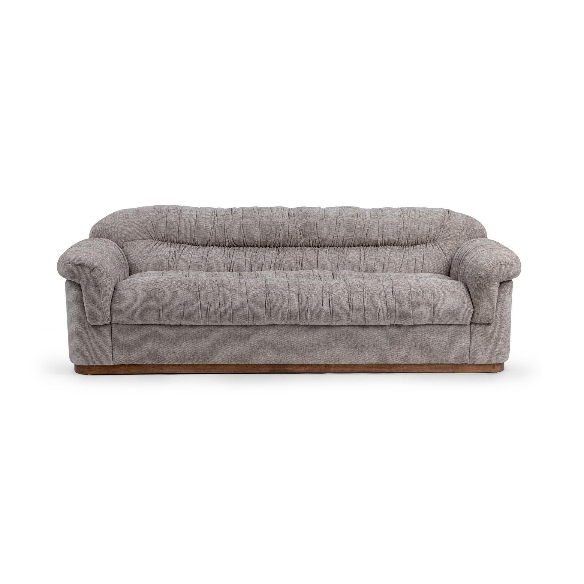 Smoky Pearl 100% Polyester Sofa Adam Sofa Collection
