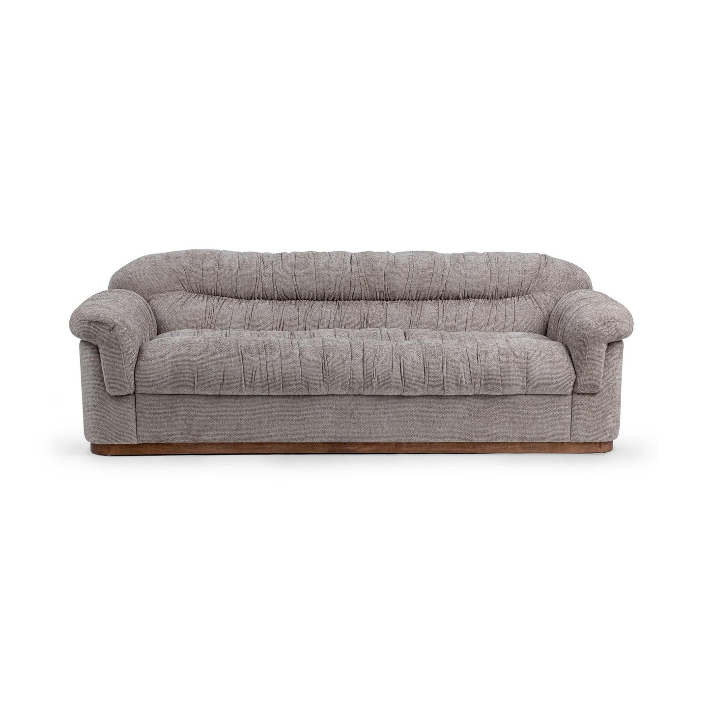Smoky Pearl 100% Polyester Sofa Adam Sofa Collection