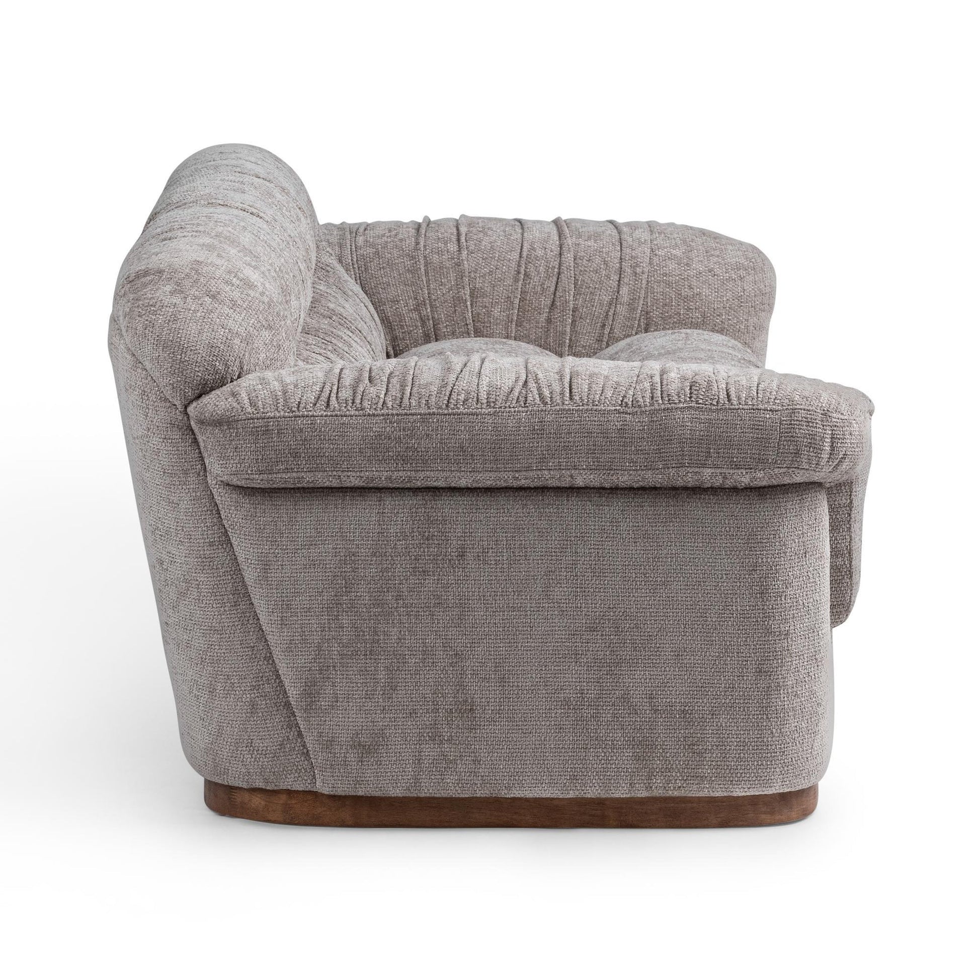Smoky Pearl 100% Polyester Sofa Adam Sofa Collection