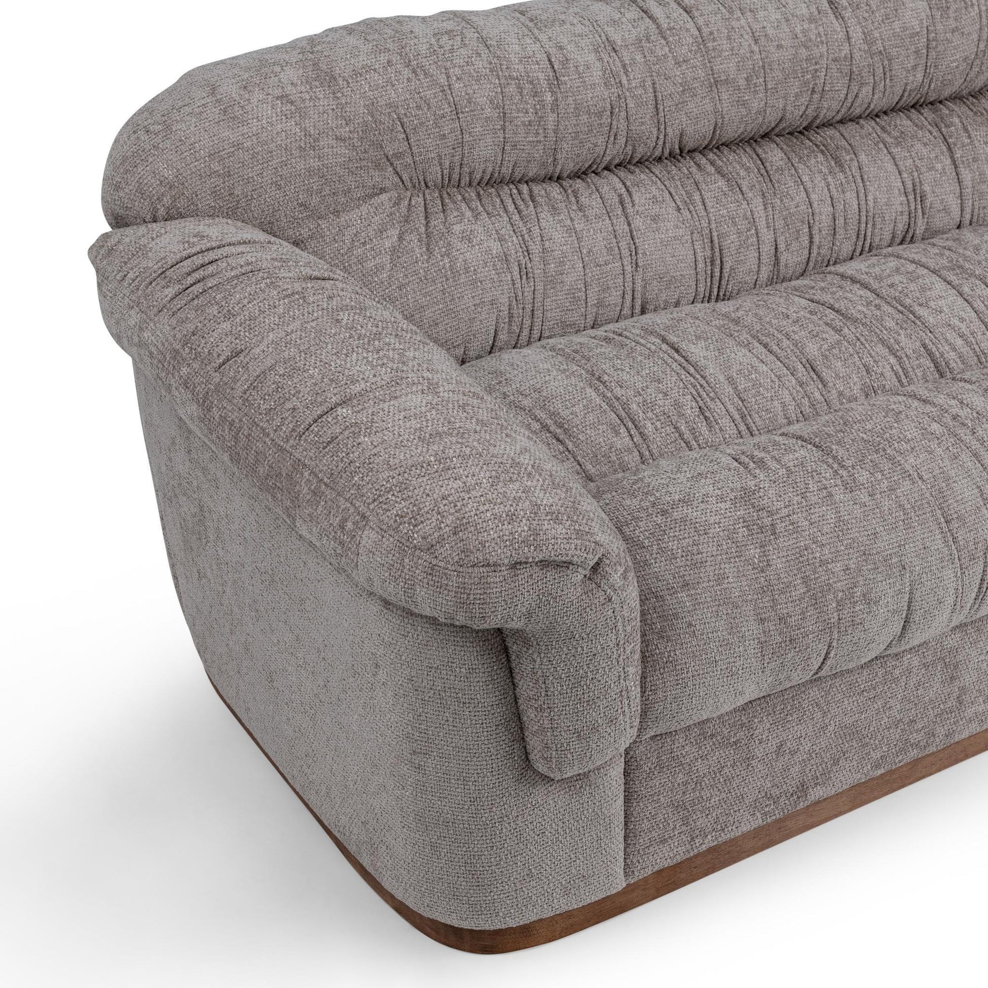 Smoky Pearl 100% Polyester Sofa Adam Sofa Collection