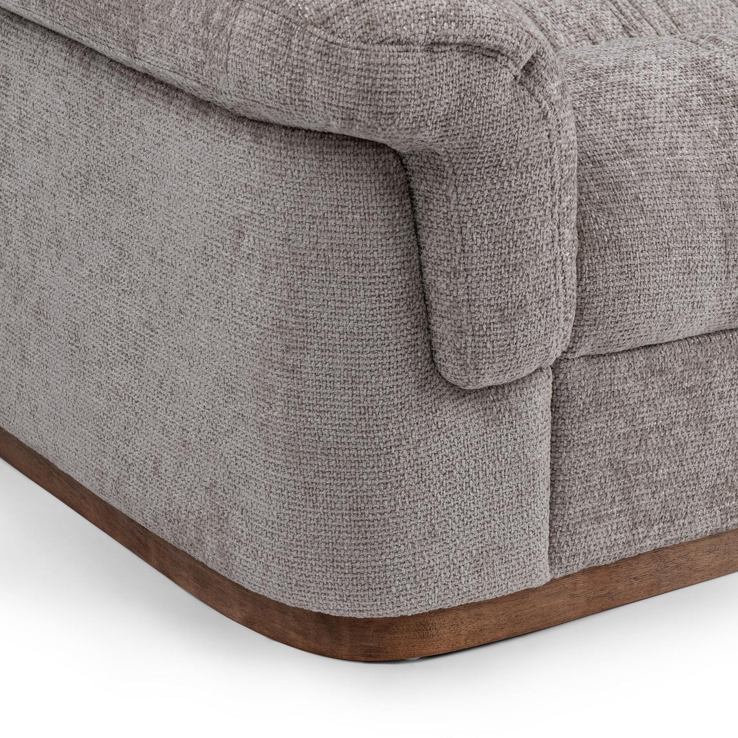 Smoky Pearl 100% Polyester Sofa Adam Sofa Collection