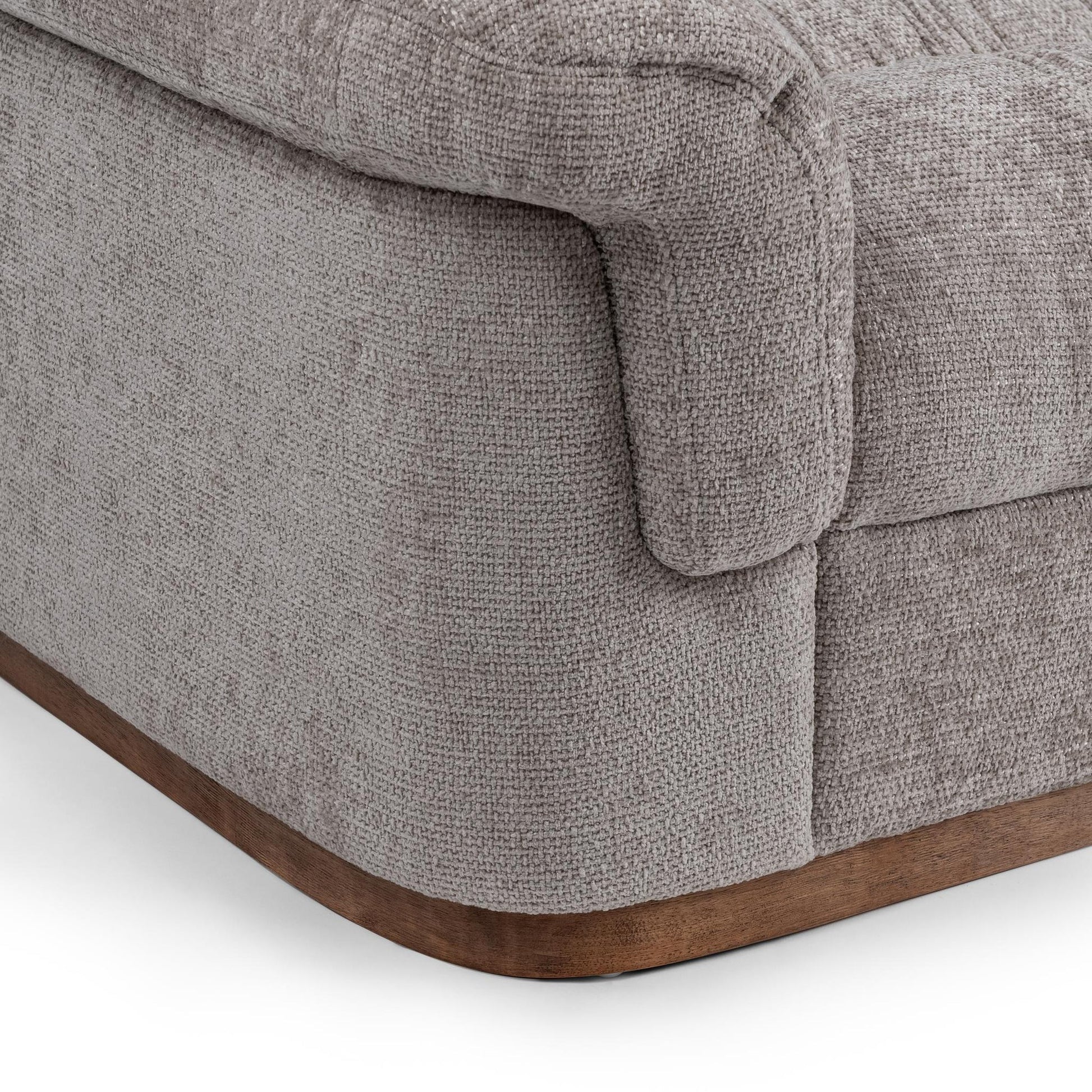Smoky Pearl 100% Polyester Sofa Adam Sofa Collection