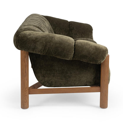 Olive Green 100% Polyester Sofa Sansa Sofa Collection