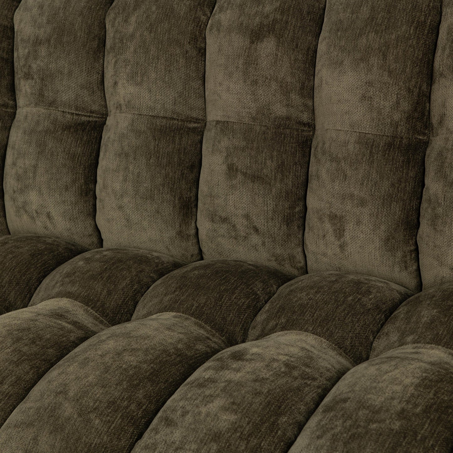 Olive Green 100% Polyester Sofa Sansa Sofa Collection