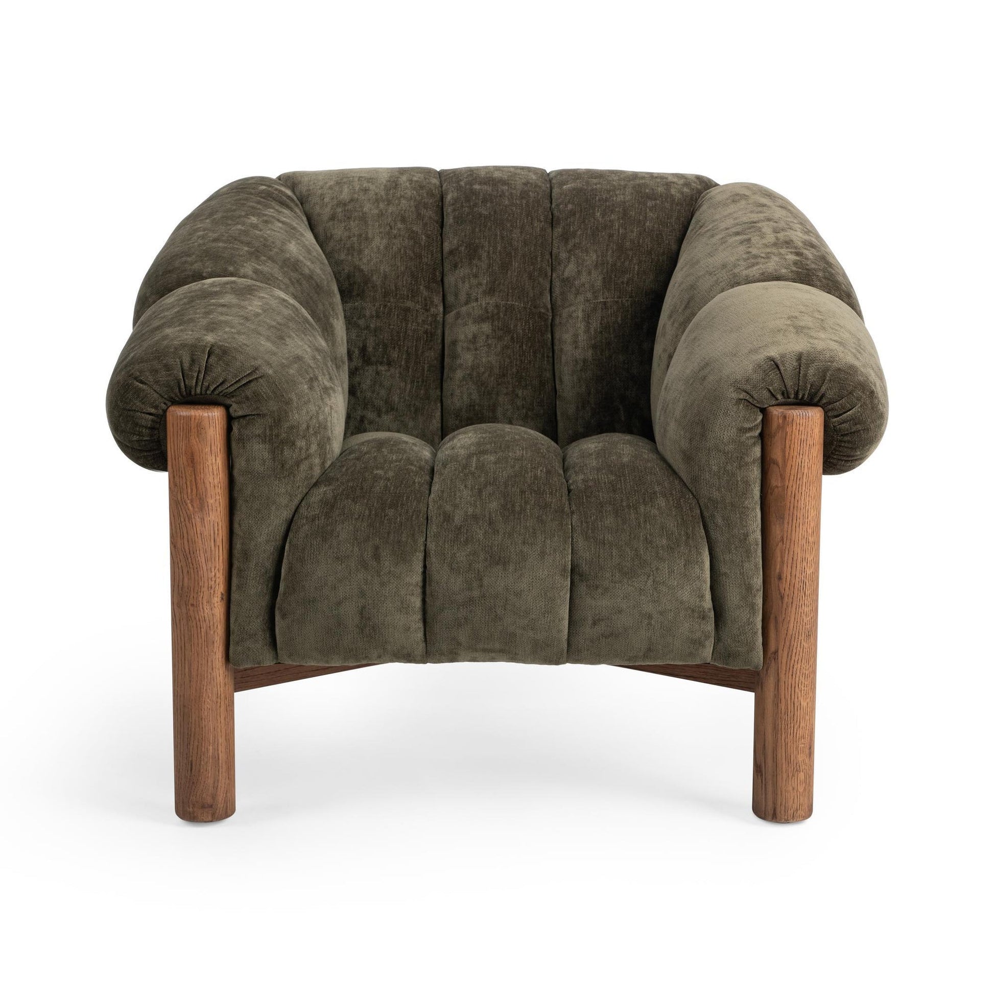 Olive Green 100% Polyester Accent Chair Sansa Accent Chair Collection