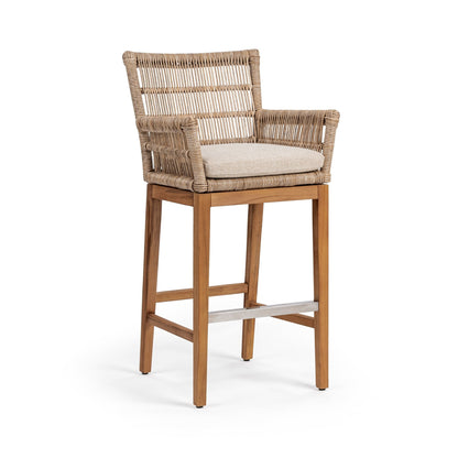 Natural Synthetic Weave Outdoor Bar & Counter Stool Valerie Bar Stool Collection