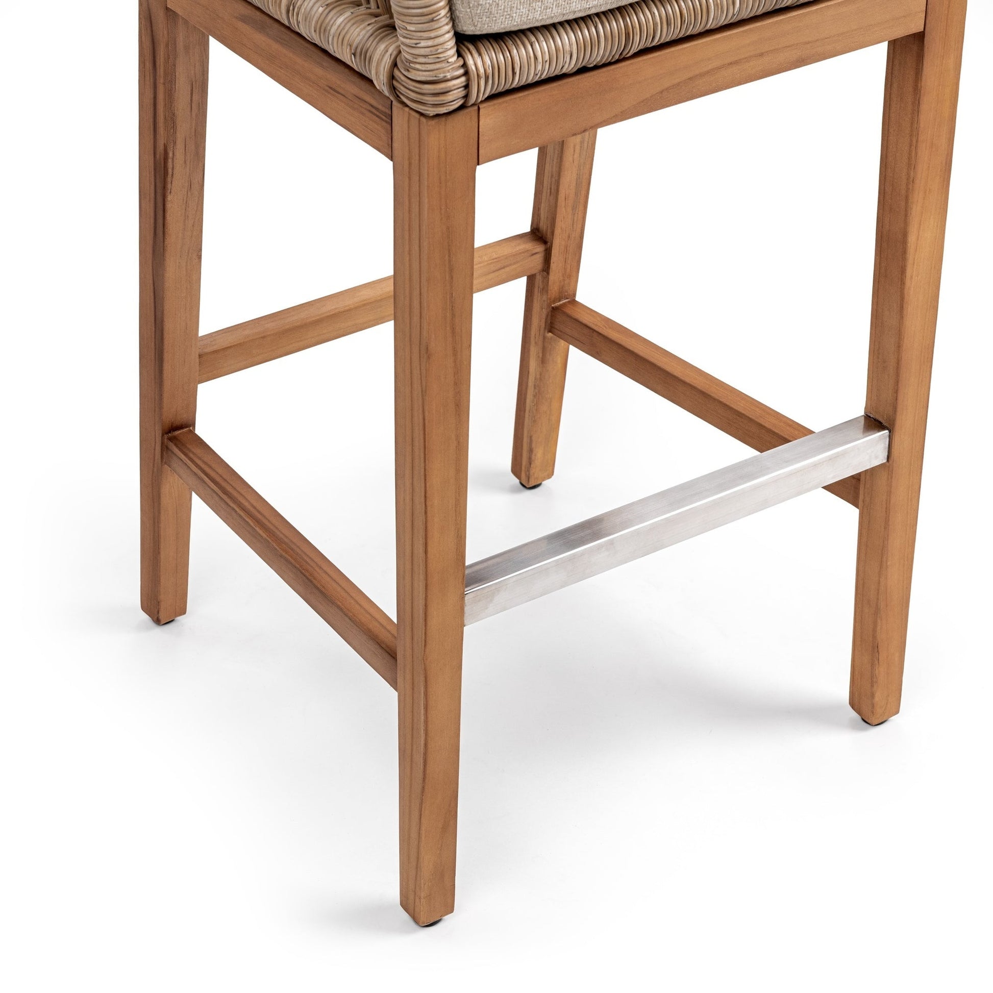 Natural Synthetic Weave Outdoor Bar & Counter Stool Valerie Bar Stool Collection