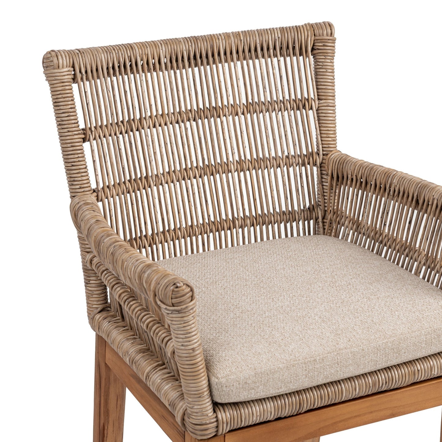 Natural Synthetic Weave Outdoor Bar & Counter Stool Valerie Bar Stool Collection