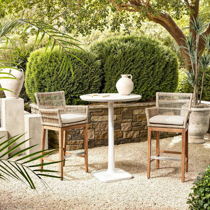 Natural Synthetic Weave Outdoor Bar & Counter Stool Valerie Bar Stool Collection