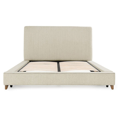 Oatmeal 86.5% Polyester Queen Tate Bed Collection