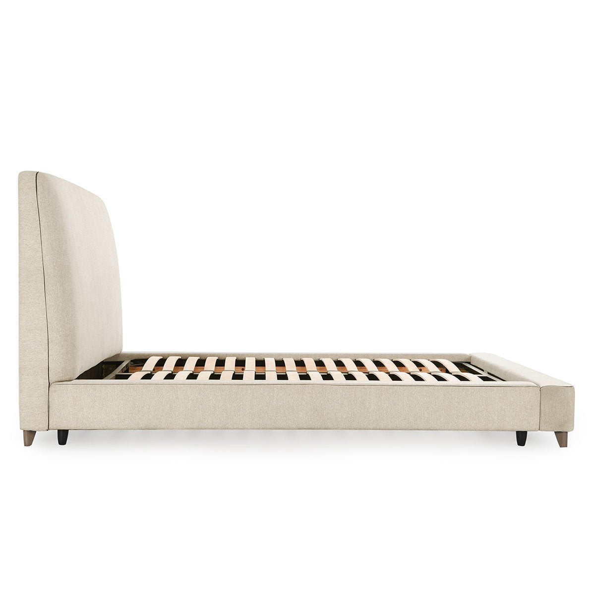 Oatmeal 86.5% Polyester Queen Tate Bed Collection