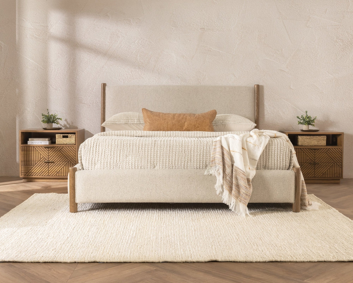 Dusty Beige Eastern King Bennington Bed Collection