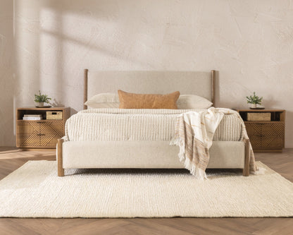 Dusty Beige Eastern King Bennington Bed Collection
