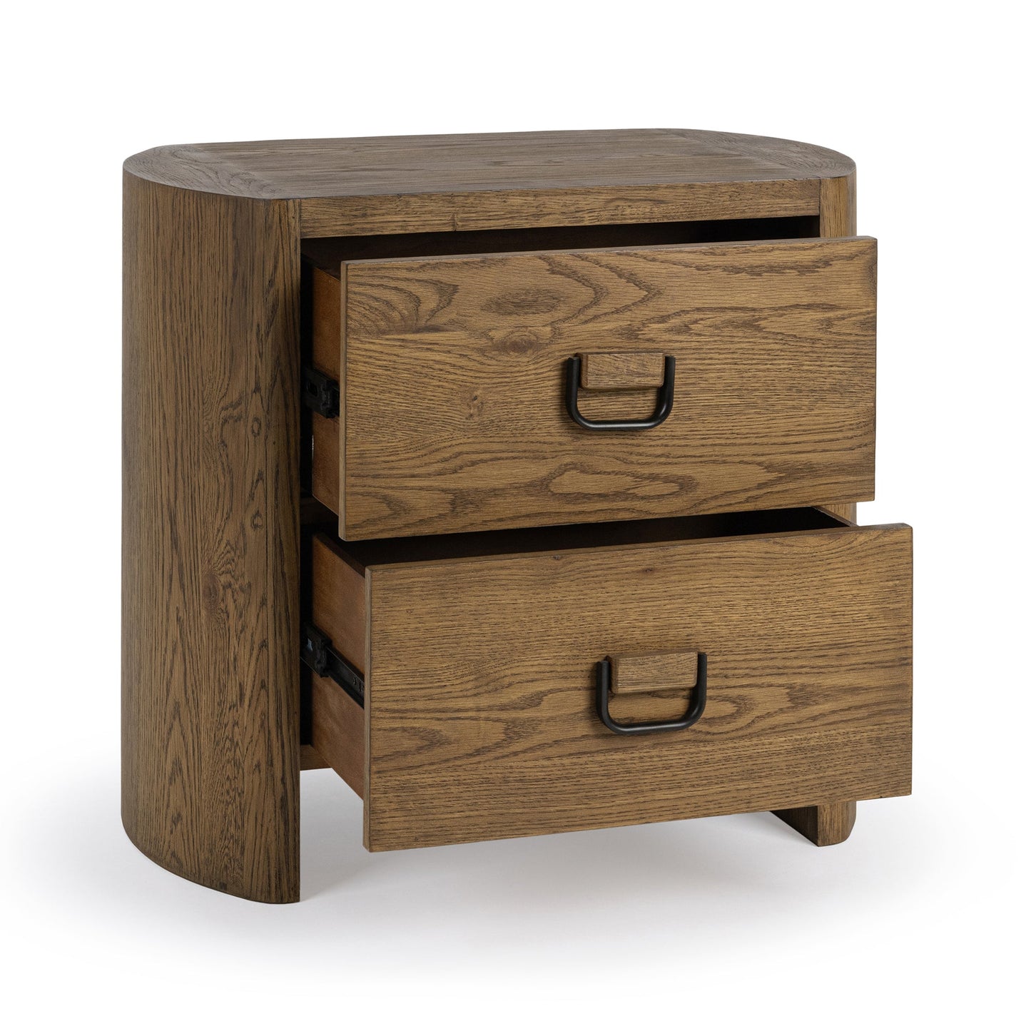 Kyrie 2 Drawer Nightstand Tawny Brown
