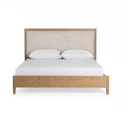 Napa Grove Oak Veneer Eastern King Alisen King Bed Collection
